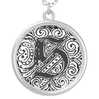 Monarchia "S" Silver Plated Necklace