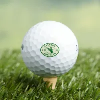 Green Simple Golf Club Logo Golf Balls