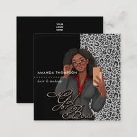 Black Beauty Fashion Business Card