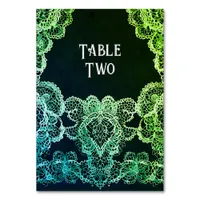  Lace Blossom Blooms Table Number