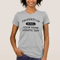 Property of XXL Your Name Women's Light T-Shirt