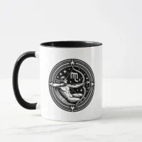 Horoscope Sign Sagittarius Symbol and Traits Mug