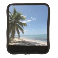 Isla Saona Caribbean Paradise Beach Luggage Handle Wrap