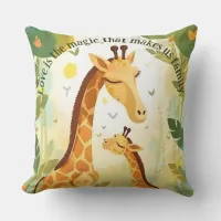 Giraffe Print Customizable | Animal Print | Throw Pillow