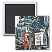 New York City Times Square Photo Magnet