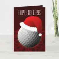 for a golfer Christmas Cards