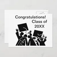 Graduation Group Class of 20XX Postcard