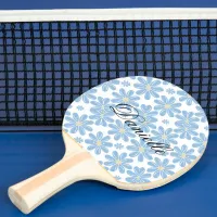 ... Floral Pattern - Custom Ping Pong Paddle