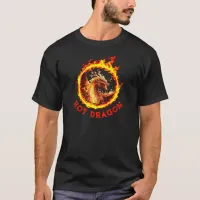 *~*  Ring of Fire AP88 Flaming Hot Dragon  T-Shirt