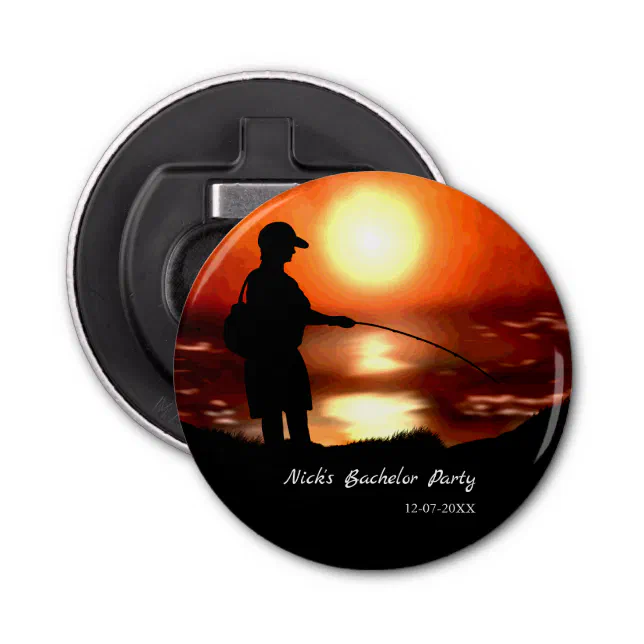 Fishing bachelor party Fishing lover Fishing party Bottle Opener