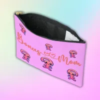 Bonus Mom - Modern in Pink  | Accessory Pouch