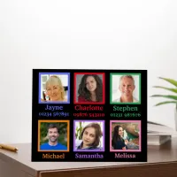 Name And Emergency Contact Family Photo Dementia Foam Board