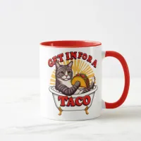 Feline Fiesta in a Tub Mug