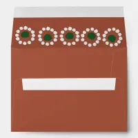 Mexican Fiesta Boho Barro Wedding Envelope