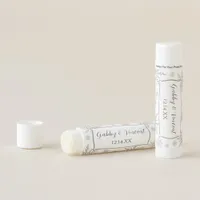 Winter Snowflakes Wedding Favor Lip Balm