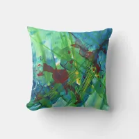 Colorful Modern Throw Pillow