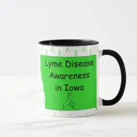 Lyme Disease Awareness in Iowa Coffee Mug