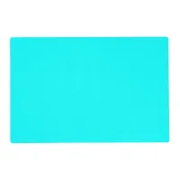 Minimalist Solid Color Aqua Placemat