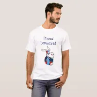 Proud Democrat Donkey Political Shirt