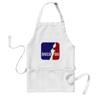 Rock On Music Sports Logo Adult Apron