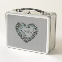 Antique Hearts Lunchbox