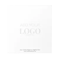 Business Logo Watermark Custom Professional Office Notepad