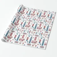 London Themed Gift Wrap