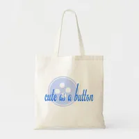 Blue Cute as a Button Bag