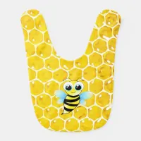 Honeybee Bumble Honeycomb Baby Bib