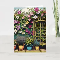 Plant and Gardening Lovers Missing You Friend Card