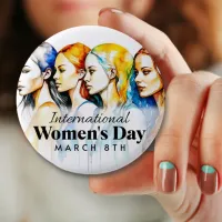  International Women's Day | March 8th Button