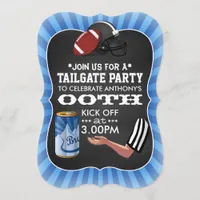 Football Tailgate Birthday Party Invitation