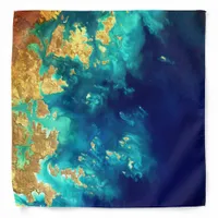 Drone Beach View Bandana