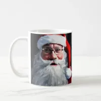 Joyeux No&#235;l Santa Claus Christmas Coffee Mug