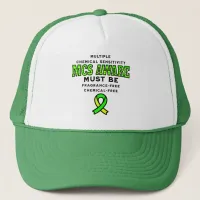 Multiple Chemical Sensitivity MCS Awareness  Trucker Hat