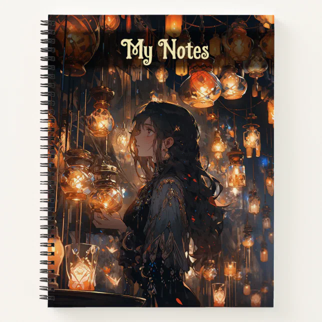 Phoebe in the Hall of Lanterns Notebook