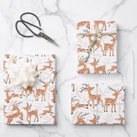 Whimsical Deer Delight: Fawn-Inspired Wrapping Paper Sheets