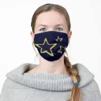 Stellar Gold Adult Cloth Face Mask