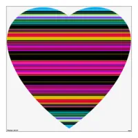Thin Colorful Stripes - 2 Wall Sticker