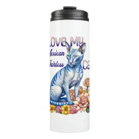 I Love my Mexican Hairless Cat Thermal Tumbler