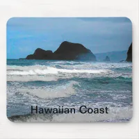 Hawaiian Coastal Island Ocean Tropical Paradise Mouse Pad