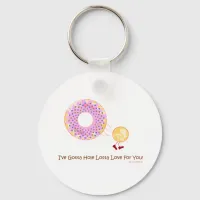 Donut Hole Love Keychain