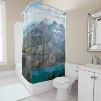 Gorgeous Mountain View on your Shower Curtain