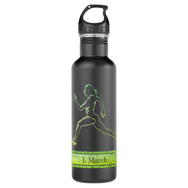 Grace in Motion: The Silhouette of Speed Stainless Steel Water Bottle