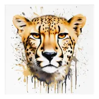 Cheetah Portrait Acrylic Print