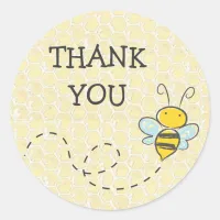 Thank You Bumble Bee Sticker