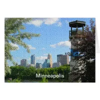 Minneapolis and Boom Island Lighthouse