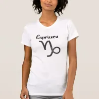 Zodiac Sign Capricorn Horoscope Symbol T-Shirt