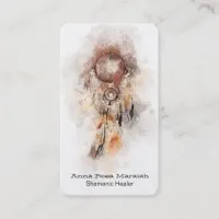 *~* Tribal - Shamanic Sacred Dream Catcher Shaman Business Card