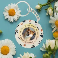 Customizable Funny Dog Lover Gift - Life Goal Keychain